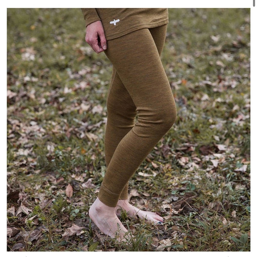 RAVEN Women’s Merino Leggings - size Large in Pampas